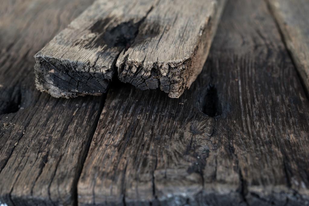 Eiken barnwood planken
